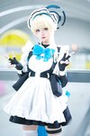 [Cosplay] 大大卷卷小卷 碧蓝档案飞鸟马时 短女仆