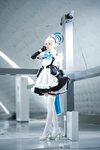 [Cosplay] 大大卷卷小卷 碧蓝档案飞鸟马时 短女仆