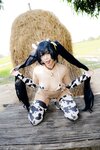 [Cosplay] Hitomi Kadorin カドリン仁美 - Amane-chan wearing a cow costume 牛の着ぐるみを着たあまねちゃん