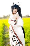 [Cosplay] Hitomi Kadorin カドリン仁美 - Amane-chan wearing a cow costume 牛の着ぐるみを着たあまねちゃん