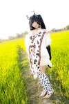 [Cosplay] Hitomi Kadorin カドリン仁美 - Amane-chan wearing a cow costume 牛の着ぐるみを着たあまねちゃん
