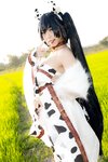 [Cosplay] Hitomi Kadorin カドリン仁美 - Amane-chan wearing a cow costume 牛の着ぐるみを着たあまねちゃん
