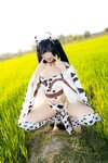 [Cosplay] Hitomi Kadorin カドリン仁美 - Amane-chan wearing a cow costume 牛の着ぐるみを着たあまねちゃん