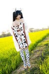 [Cosplay] Hitomi Kadorin カドリン仁美 - Amane-chan wearing a cow costume 牛の着ぐるみを着たあまねちゃん