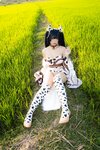 [Cosplay] Hitomi Kadorin カドリン仁美 - Amane-chan wearing a cow costume 牛の着ぐるみを着たあまねちゃん
