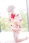 [Cosplay] 趴趴捣蛋陌 红白JK