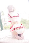 [Cosplay] 趴趴捣蛋陌 红白JK