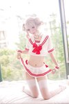 [Cosplay] 趴趴捣蛋陌 红白JK