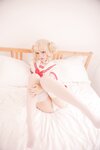 [Cosplay] 趴趴捣蛋陌 红白JK