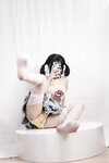 [Cosplay] Shenze Yongli 神沢永莉 - Aya Cake Dress, Garter Stockings Shio 绫蛋糕裙吊带袜汐