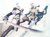 [Cosplay] Umeko J & Mikomin - 2B & A2