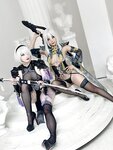 [Cosplay] Umeko J & Mikomin - 2B & A2