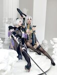 [Cosplay] Umeko J & Mikomin - 2B & A2