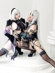 [Cosplay] Umeko J & Mikomin - 2B & A2