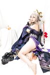 [Cosplay] Caomeiyuyi 草莓羽衣 - 黒ギャル八重神子 墨桜色の夜笙雅芸