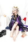 [Cosplay] Caomeiyuyi 草莓羽衣 - 黒ギャル八重神子 墨桜色の夜笙雅芸