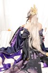 [Cosplay] Caomeiyuyi 草莓羽衣 - 黒ギャル八重神子 墨桜色の夜笙雅芸