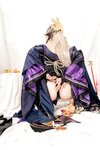 [Cosplay] Caomeiyuyi 草莓羽衣 - 黒ギャル八重神子 墨桜色の夜笙雅芸