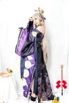 [Cosplay] Caomeiyuyi 草莓羽衣 - 黒ギャル八重神子 墨桜色の夜笙雅芸