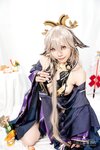 [Cosplay] Caomeiyuyi 草莓羽衣 - 黒ギャル八重神子 墨桜色の夜笙雅芸