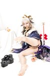 [Cosplay] Caomeiyuyi 草莓羽衣 - 黒ギャル八重神子 墨桜色の夜笙雅芸
