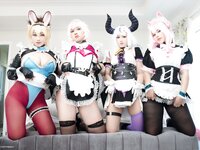 [Cosplay] Neppu, Leafcosplayervn, Fuzisei, Monicawos666 - Holo bunnies