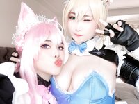 [Cosplay] Neppu, Leafcosplayervn, Fuzisei, Monicawos666 - Holo bunnies