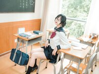 [Cosplay] SU 逐月 - Home JK 自宅JK