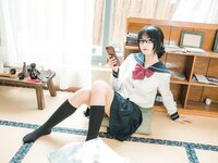 [Cosplay] SU 逐月 - Home JK 自宅JK