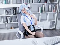 [Cosplay] 胡桃猫Kurumineko 甘雨OL