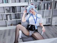 [Cosplay] 胡桃猫Kurumineko 甘雨OL