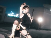 [Cosplay] Tina很妖孽呀 战斗服旗袍