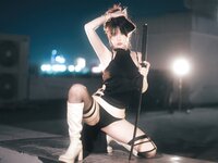 [Cosplay] Tina很妖孽呀 战斗服旗袍