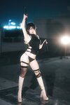 [Cosplay] Tina很妖孽呀 战斗服旗袍