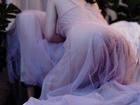 [Cosplay] 桃良阿宅 紫纱裙