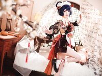 [Cosplay] Abaorabbit 阿包也是兔娘 - Xiangling Maid 香菱女仆