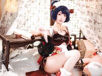 [Cosplay] Abaorabbit 阿包也是兔娘 - Xiangling Maid 香菱女仆