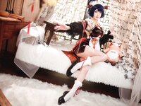 [Cosplay] Abaorabbit 阿包也是兔娘 - Xiangling Maid 香菱女仆