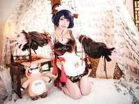 [Cosplay] Abaorabbit 阿包也是兔娘 - Xiangling Maid 香菱女仆