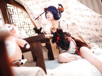 [Cosplay] Abaorabbit 阿包也是兔娘 - Xiangling Maid 香菱女仆