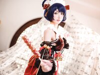 [Cosplay] Abaorabbit 阿包也是兔娘 - Xiangling Maid 香菱女仆