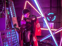 [Cosplay] Hitsuji Negoto 音琴ひつじ - CYBER SAMURAI