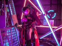 [Cosplay] Hitsuji Negoto 音琴ひつじ - CYBER SAMURAI