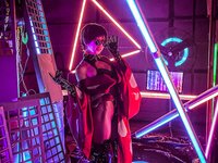 [Cosplay] Hitsuji Negoto 音琴ひつじ - CYBER SAMURAI