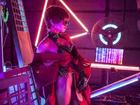 [Cosplay] Hitsuji Negoto 音琴ひつじ - CYBER SAMURAI
