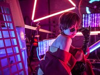 [Cosplay] Hitsuji Negoto 音琴ひつじ - CYBER SAMURAI