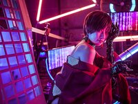 [Cosplay] Hitsuji Negoto 音琴ひつじ - CYBER SAMURAI