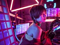 [Cosplay] Hitsuji Negoto 音琴ひつじ - CYBER SAMURAI