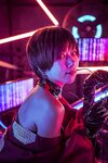 [Cosplay] Hitsuji Negoto 音琴ひつじ - CYBER SAMURAI