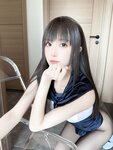 [Cosplay] 布丁大法 蓝色连体泳衣